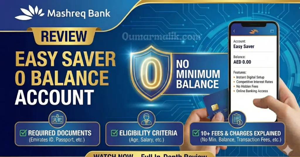 Mashreq Easy Saver Account Review 2026: Zero Balance, High Profit & 100% Digital UAE Savings Account 3 mashreq bank easy saver account review
